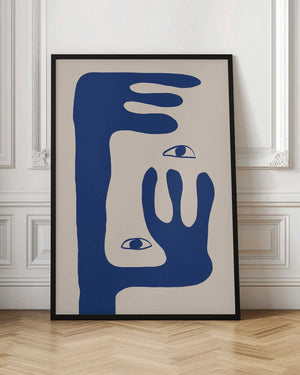 Tablou înramat „Abstract Face No1.” de THE MIUUS STUDIO