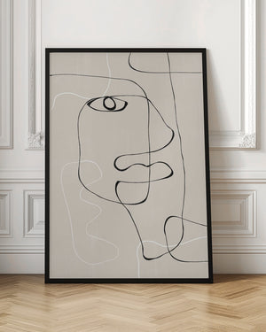 Tablou înramat „Line Expression” de THE MIUUS STUDIO