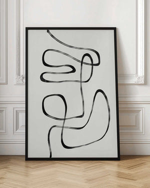 Tablou înramat „Infinite Curves” de THE MIUUS STUDIO