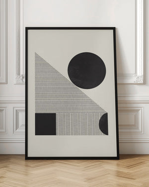 Tablou înramat „Geometric Harmony” de THE MIUUS STUDIO