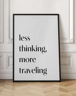 Tablou înramat „Less Thinking” de Pictufy Studio II