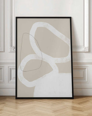Tablou înramat „Intertwined Organic Shapes” de uplusmestudio