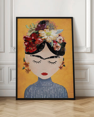 Tablou înramat „Floral Serenity” de Treechild