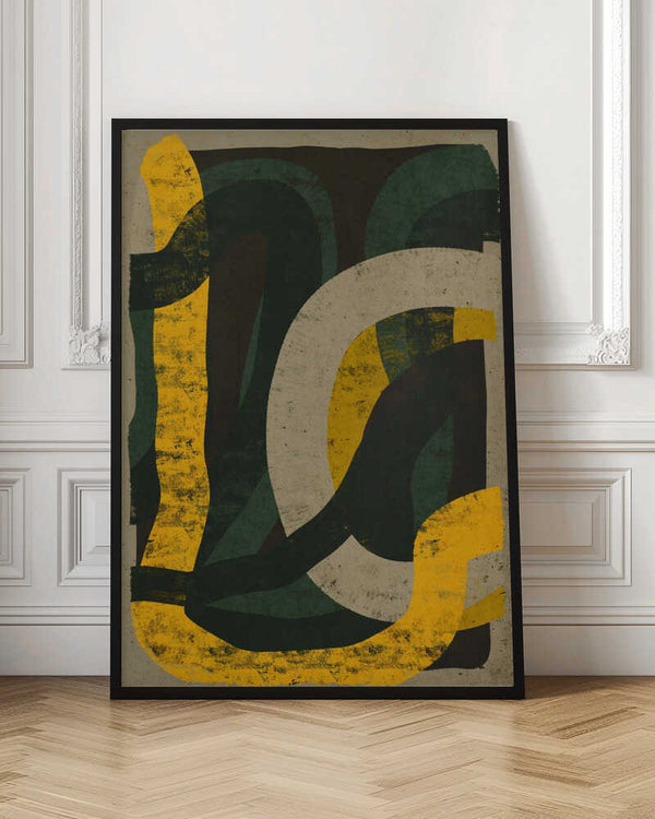 Tablou înramat „Winding Rhythms” de Treechild