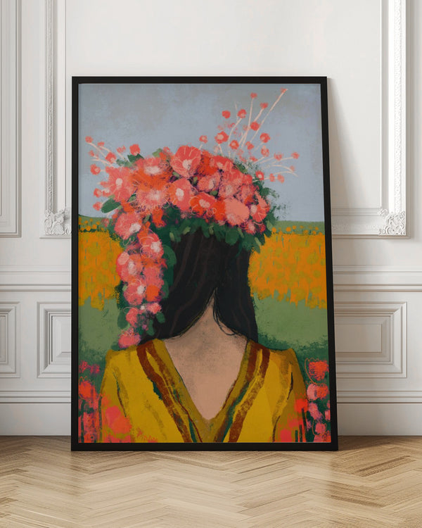 Tablou înramat „Floral Reverie” de Treechild