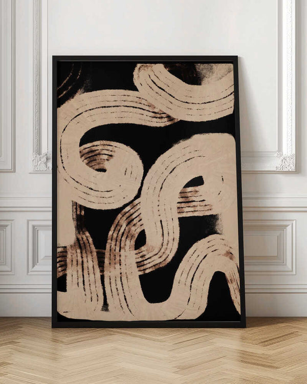 Tablou înramat „Fluid Rhythms” de Treechild