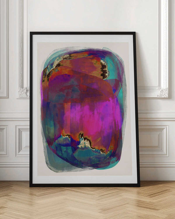 Tablou înramat „Vibrant Whirlwind” de Treechild