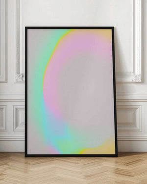 Tablou înramat „Pastel Glow Curve” de Treechild
