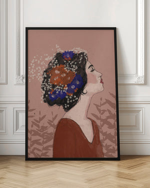 Tablou înramat „Blossoms in Profile” de Treechild