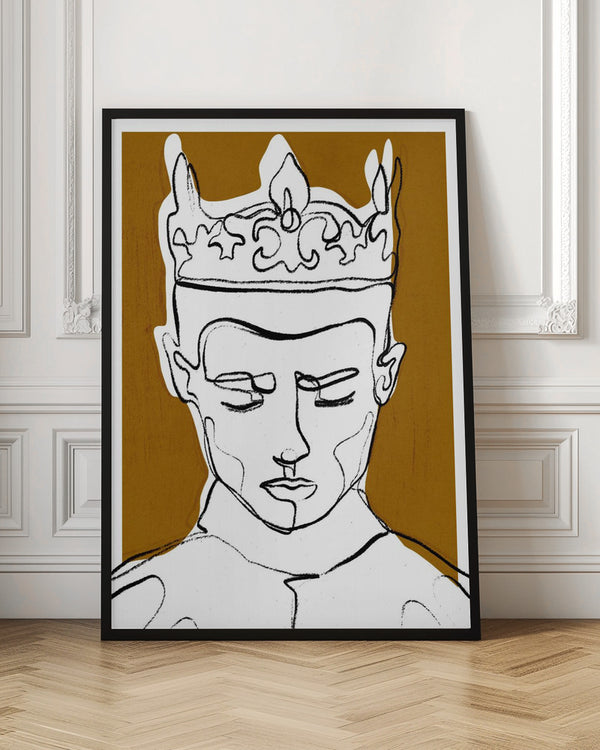 Tablou înramat „Silent Monarch” de Treechild