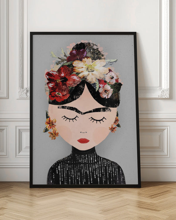 Tablou înramat „Floral Serenity” de Treechild