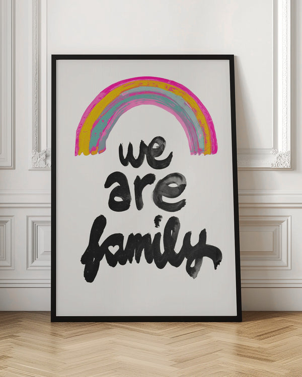 Tablou înramat „Rainbow Unity” de Treechild