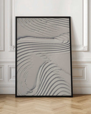 Tablou înramat „Mud Texture 14 Beige” de Pictufy Studio III