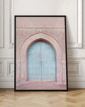 Tablou înramat „Turquoise Door” de Kathrin Pienaar