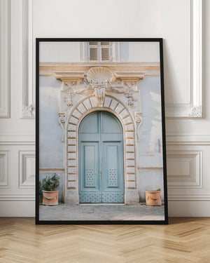 Tablou înramat „Blue tones of Rome - Italy travel photography” de Raisa Zwart