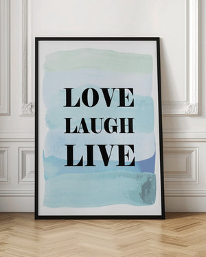 Tablou înramat „Live Joyfully Always” de Martina