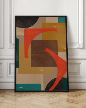 Tablou înramat „Geometric Melody” de THE MIUUS STUDIO