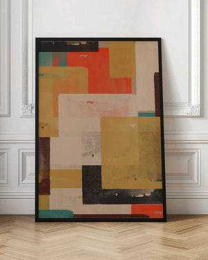 Tablou înramat „Layered Vibrance” de THE MIUUS STUDIO