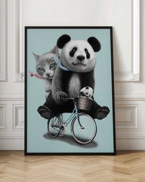 Tablou înramat „best friends go riding” de Adam Lawless