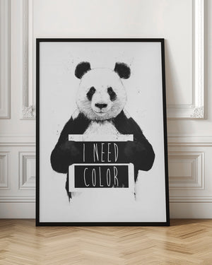 Tablou înramat „I need color” de Balazs Solti