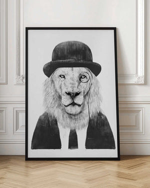 Tablou înramat „Sir Lion” de Balazs Solti