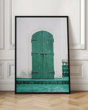 Tablou înramat „Marrakesh Green Door” de Raisa Zwart
