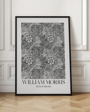 Tablou înramat „Marigold Monochrome” de William Morris