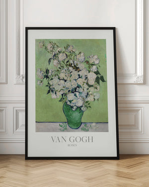 Tablou înramat „Roses” de Vincent Van Gogh