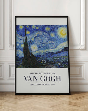 Tablou înramat „The Starry Night” de Vincent Van Gogh