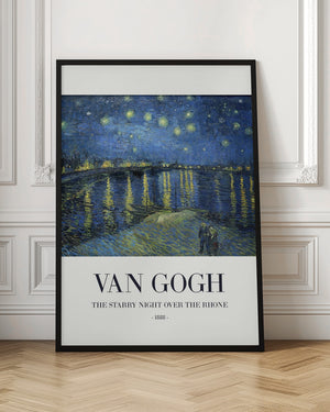 Tablou înramat „The Starry Night Over The Rhone” de Vincent Van Gogh