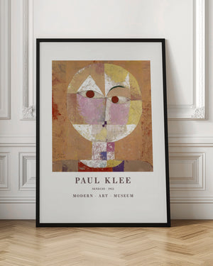 Tablou înramat „Senecio Baldgreis 1922” de Paul Klee