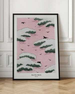 Tablou înramat „Pink Sky” de Bijutsu Sekai