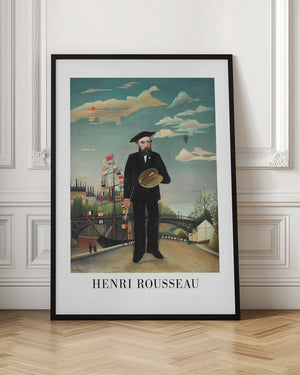 Tablou înramat „Self Portrait 1890” de Henri Rousseau