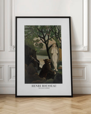 Tablou înramat „Mauvaise Surprise” de Henri Rousseau