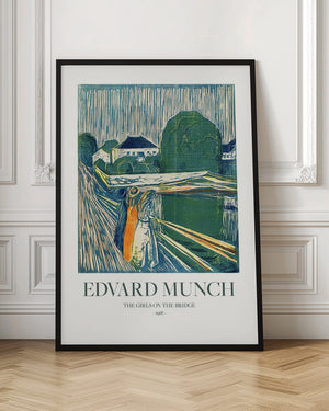 Tablou înramat „The Girls On The Bridge” de Edvard Munch
