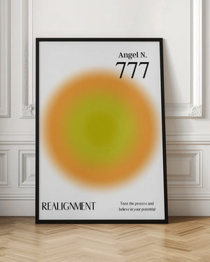 Tablou înramat „Angel Number 777” de Amélie