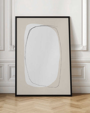 Tablou înramat „Layered Oval Shapes” de uplusmestudio