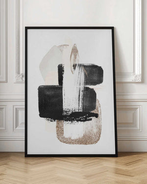 Tablou înramat „Brush Strokes-3” de Sally Ann Moss