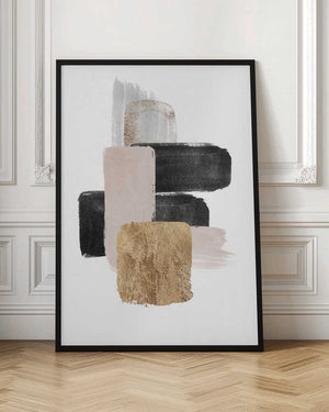 Tablou înramat „Brush Strokes-6” de Sally Ann Moss
