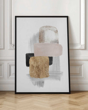 Tablou înramat „Brush Strokes-5” de Sally Ann Moss