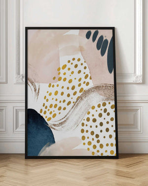 Tablou înramat „Smooth Abstract-3” de Sally Ann Moss