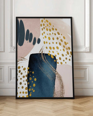 Tablou înramat „Smooth Abstract-2” de Sally Ann Moss