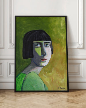Tablou înramat „Lady with the Look” de Sharyn Bursic