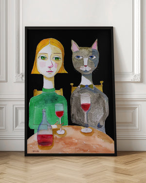 Tablou înramat „Best Friends” de Sharyn Bursic