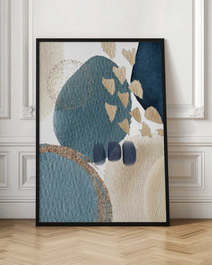 Tablou înramat „Blue Beauty-3” de Sally Ann Moss