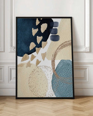 Tablou înramat „Blue Beauty-2” de Sally Ann Moss