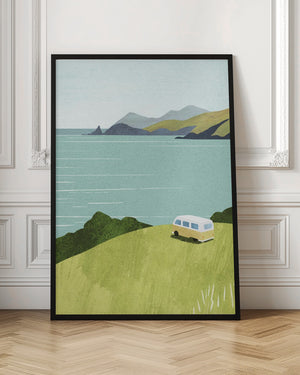 Tablou înramat „Van Life” de longwayhome