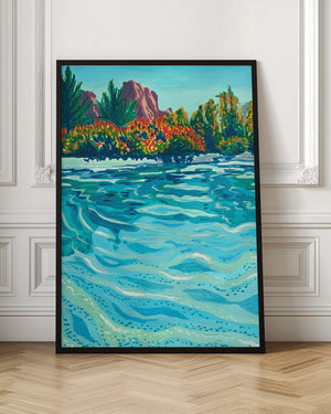 Tablou înramat „Sedona” de Pauline Wegman | Key and Sea Creative