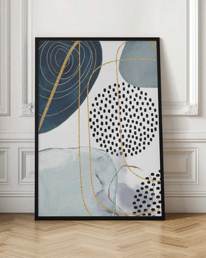 Tablou înramat „Shapley Blue-4” de Sally Ann Moss