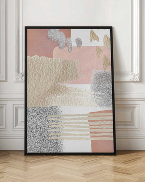 Tablou înramat „Delicate Pink-3” de Sally Ann Moss